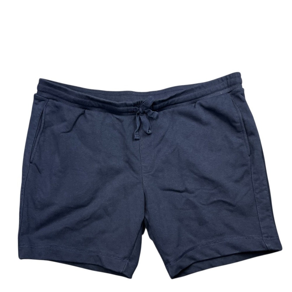 Member's Mark XXL Navy Blue‎ French Terry Shorts Loungewear Comfy Athleisure